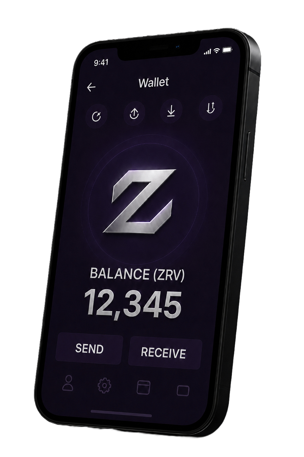 Zaviron mobile wallet